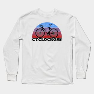 Cyclocross Bicycle Vintage Colors Long Sleeve T-Shirt